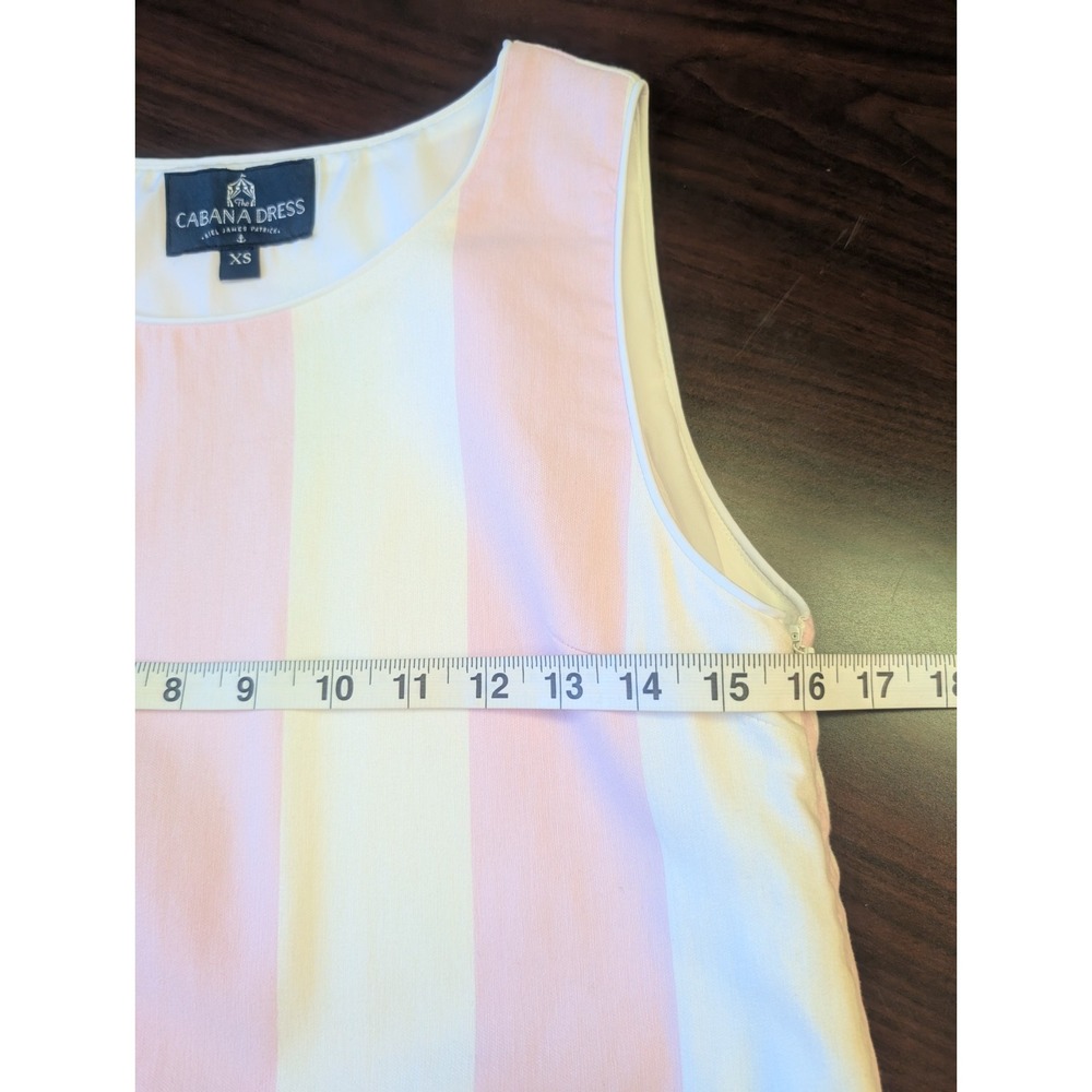 Kiel James Patrick XS Cabana Dress In Pink/White - Picture 10 of 10